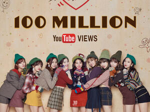 It is the seventh time the K-pop stars have reached over 100 million views onyoutube. (Source: @JYPETWICE - Twitter)