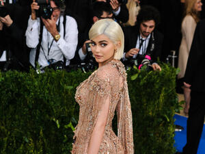 Kylie Jenner at the Metropolitan Museum of Art Costume Institute Gala earlier in 2017