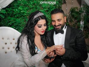 The lovely couple. (Facebook / Offendum Photography)