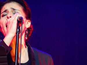 Massi’s image as a fearless, political, headstrong-but-sensitive, guitar-touting woman has conjured up a heroic figure for a generation of marginalized musicians and fans alike. (Source: @souad.massi - Instagram)