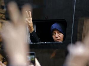 Faezeh Hashemi was sentenced for allegedly "spreading lies against the judiciary" in Iran. (AFP)