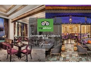 Fairmont Nile City Certificate of Excellence.