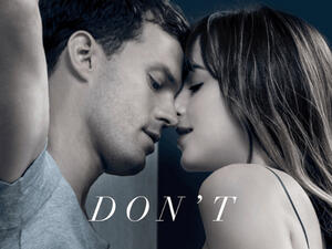 Fifty Shades Freed -- starring Dakota Johnson and Jamie Dornan -- is the No. 1 movie in North America (Source: Universal Pictures)