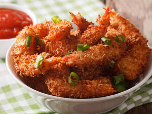 الجمبري المقلي البهارات 