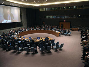 U.S. Secretary of State John Kerry presides over a meeting of the UN Security Council. (Image credit: Getty)