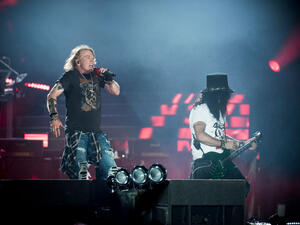 Axl Rose, the lead singer of the US rock band Guns N' Roses. (AFP/ File Photo)