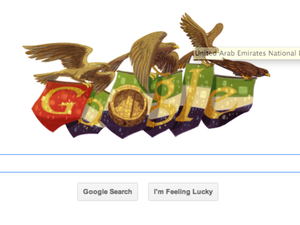 Google has celebrated the UAEs national day with a new 'Google doodle'