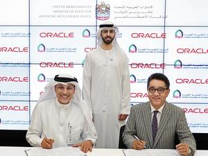 The MoU was signed by H.E. Dr. Abdullatif Al Shamsi, Vice Chancellor of HCT, and Arun Khehar, Oracle's Senior Vice President for the Applications Business for Eastern Central Europe, Middle East and Africa (ECEMEA).