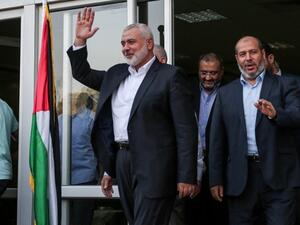 Hamas chief Ismail Haniyeh  (AFP/File Photo)	