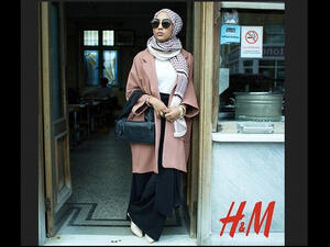 Mariah Idrissi in H&M's Close the Loop campaign. (H&M)