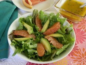 سلطة الافوكادو والكريب فروت سلطة الافوكادو والكريب فروت