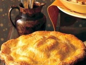 فطيرة التفاح  فطيرة التفاح