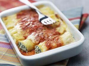 كانيلوني بالباذنجان  كانيلوني بالباذنجان