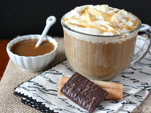 قهوة بنكهة الكاراميل