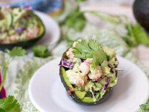 سلطة الأفوكادو واللوبستر