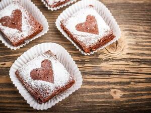 كعكة الشوكولاته والبطاطا الحلوة