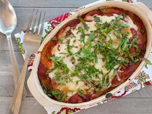 طاجن الباذنجان على الطريقة التوسكانيه