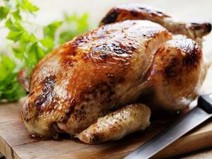 دجاج محمر في الفرن