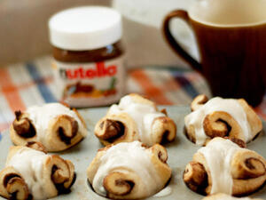  لفائف النوتيلا السريعة