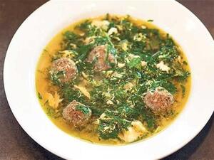 كرات اللحم مع الفريكة