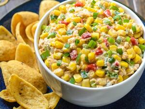 غموس صلصة الذرة المكسيكية 