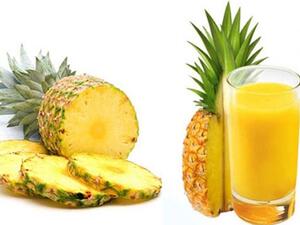 عصير الأناناس الطازج