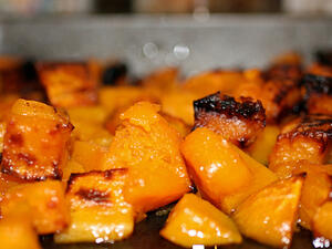 القرع العسلي المشوي