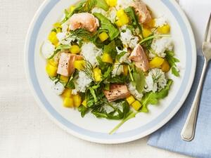 سمك السلمون على الطريقة الكاريبية