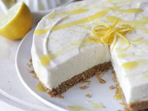 فطيرة التشيز كيك بالليمون