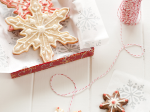 كعكات ثلوج العيد