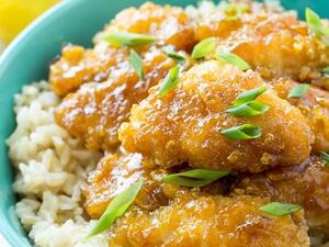 الدجاج بالعسل والليمون