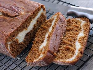 حلوى خبز القرع بالجبن