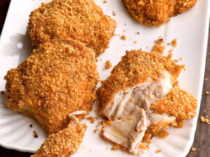 صدور الدجاج المقلية