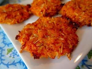 أقراص البطاطا الحلوة