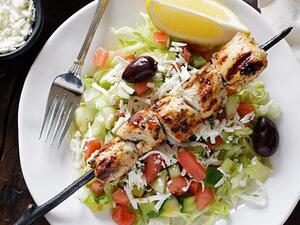 سلطة كباب البحر الأبيض المتوسط