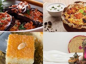  مسقعة، برياني دجاج، وبسبوسة سريعة