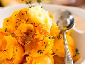 ماش القرع العسلي في الفرن