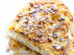 لفطور شهي الخبز الفرنسي بالموز