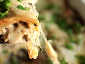 لازانيا بالسبانخ