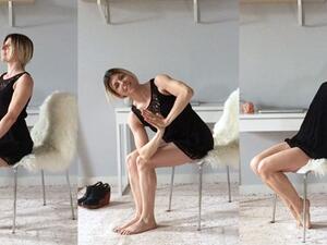 بعض تمارين اليوغا في مكان العمل تقلل الاجهاد