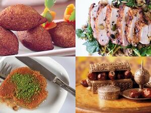 كبة مقلية، دجاج بالسماق وكنافة ناعمة