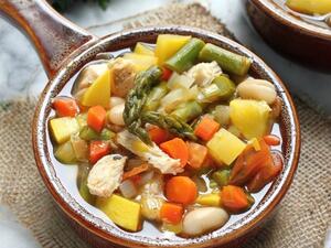 شوربة الخضار السريعة