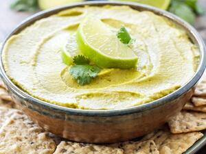 حمص الافوكادو الصحي 