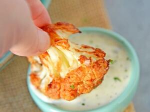 لقيمات الزهرة بصلصة الباربكيو