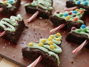 براونيز شجرة عيد الميلاد