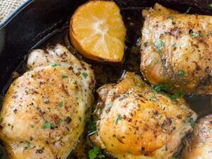 الدجاج بالليمون على الطريقة اليونانية