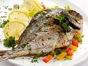 السمك المشوي بالشطة