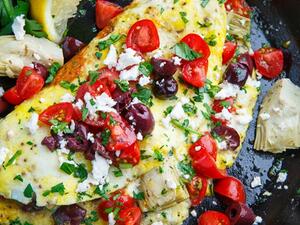 عجة البحر الأبيض المتوسط