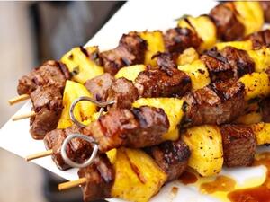 كباب بالأناناس