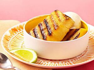 شرائح الأناناس المشوية 